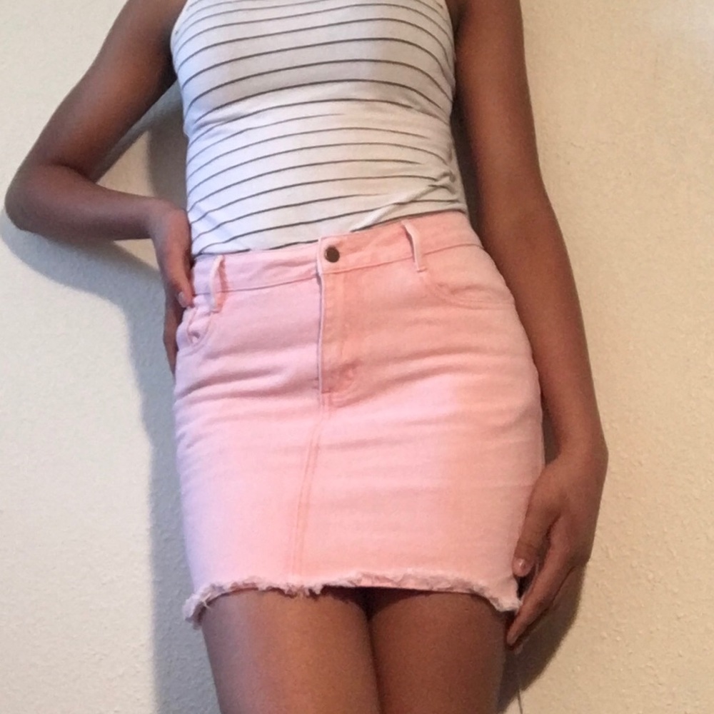 Pink skirt